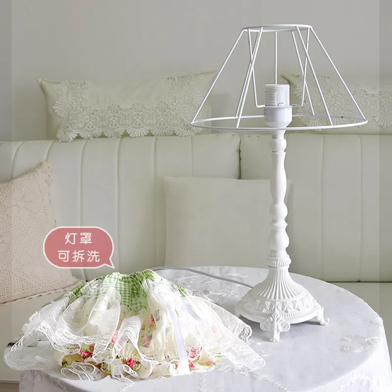 French pastoral table lamp bed - Solar Lamp 评论和价格