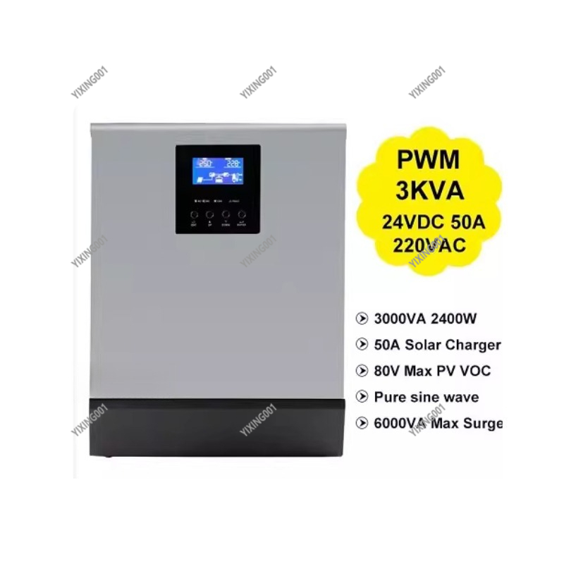3KVA/2400W 24V Solar Inverter  - Charge Controller Solar 评论和价格