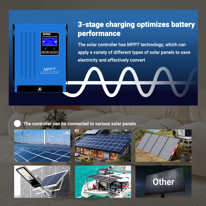 ANENJI MPPT 100A 80A 60A Solar - Charge Controller Solar 评论和价格