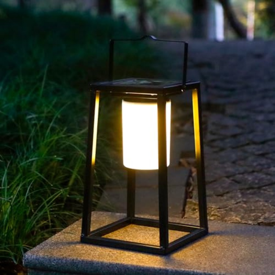 5'' High Outdoor Solar Lantern - Solar Lamp 评论和价格