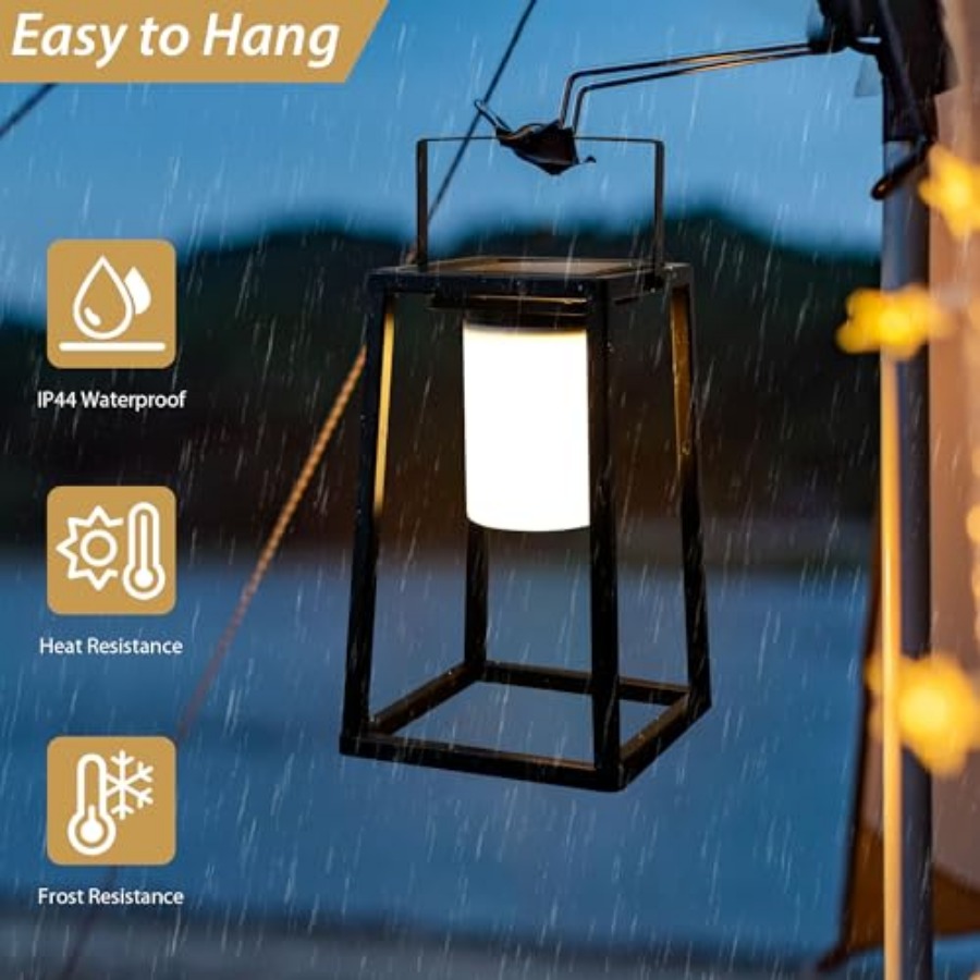 5'' High Outdoor Solar Lantern - Solar Lamp 评论和价格